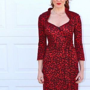 Diane Von Furstenberg Gildred Wrap Dress